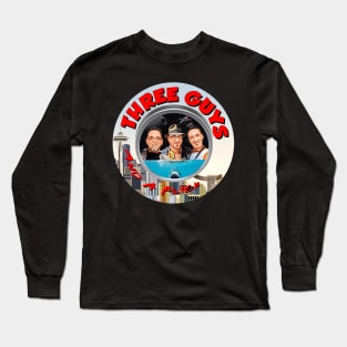 3 Guys and a Flick Long Sleeve T-Shirt